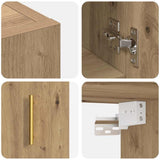 Wall Cabinet Artisan oak 60 x 31 x 70 cm Engineered wood 879535