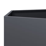 ZNTS Garden Planter Anthracite Hexagon 104x90x45 cm Steel 851131