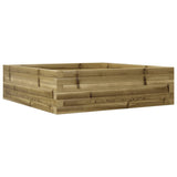 Garden Planter 80x80x23 cm Impregnated Wood Pine 847202