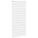 Zebra Blind White 115x230 cm Fabric Width 110.9 cm Polyester 4014810