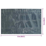Pool Cover Black and blue Polyethylene film with air chambers 92969