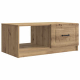 Coffee Table Artisan Oak 90 x 50 x 37 cm Engineered Wood 895884