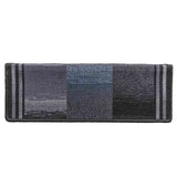 Stair Mats Self-adhesive 15 pcs 65x21x4 cm Black and Grey 326208