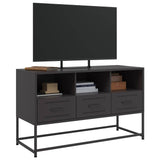 TV Cabinet Black 100.5x39x60.5 cm Steel 846542
