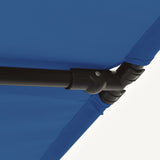 Garden Parasol with Aluminium Pole 180x110 cm Azure Blue 47335
