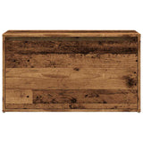 Hall Bench 80x40x45 cm Old Wood Engineered Wood 856752
