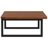 Basin Shelf Wall Mounted Steel and Solid Wood Oak 3302405