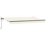 Retractable Awning Cream 400 x 200 cm Fabric 3329774