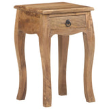 Bed Cabinet 28x28x46 cm Solid Mango Wood 321709