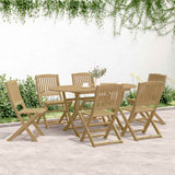 Folding Garden Chairs 6 pcs 44x50x88 cm Solid Wood Acacia 3214232