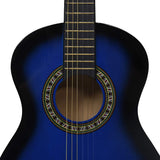 Classical Guitar for Beginner and Kid with Bag Blue 1/2 34 3055603