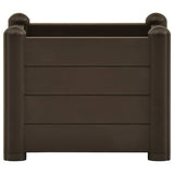 313972 Garden Raised Bed PP Mocha 43x43x35 cm