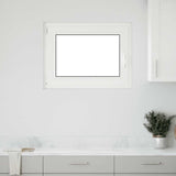 Basement Window "RISOR" 80x50 cm Tilt&Turn DIN Left White 4108352