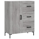 Highboard Grey Sonoma 69.5x34x180 cm Engineered Wood 3199815