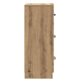 Drawer Cabinet Artisan Oak 33 x 34.5 x 87 cm Engineered Wood 895774