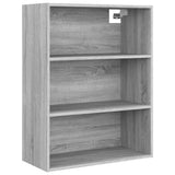 Hanging Wall Cabinet Grey Sonoma 69.5x32.5x90 cm 817400