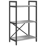 Bookshelf Grey Sonoma 56 x 34 x 96 cm Engineered Wood 883877