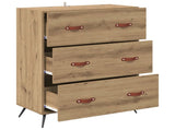 Chest of Drawers Artisan Oak 69.5 x 34 x 90 cm Engineered Wood 881487