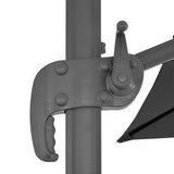 Cantilever Garden Parasol Anthracite Polyester Large Tiltable 44637