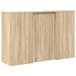 Reception Desk Sonoma Oak 155x50x103.5 cm Engineered Wood 3324198