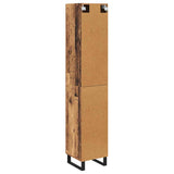 Highboard Old Wood 34.5 x 34 x 180 cm Engineered Wood 3415611