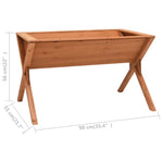 ZNTS Planter 90x55x56 cm Firwood 47241
