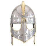 Beowulf Helmet Antique Replica LARP Silver Steel 286232