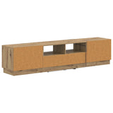 5 Piece LED TV Cabinet Artisan Oak Engineered Wood 3416852