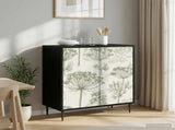 Sideboard GOTHA Black Oak 69 x 33 x 76 cm Engineered Wood 8006948