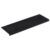 Stair Treads 10 pcs 25x75 cm Rubber 155639