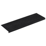Stair Treads 10 pcs 25x75 cm Rubber 155639