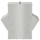 Chicken Feeder Silver 40.5 x 45 x 41 cm Galvanised Steel 874668