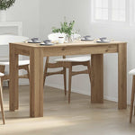 ZNTS Dining Table Artisan Oak 120x60x76 cm Engineered Wood 855841