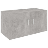 802799 Wall Mounted Cabinet Concrete Grey 80x39x40 cm Engineered Wood