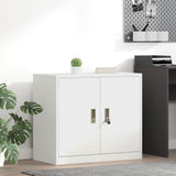 Storage Cabinet White 80 x 40 x 70 cm Steel 891681