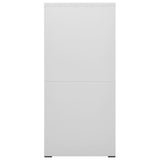 ZNTS Filing Cabinet Light Grey 46x62x133 cm Steel 336279