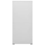 Filing Cabinet Light Grey Steel Medium Filing Cabinet 336279