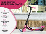 Electric Scooter for Kids Aged 6-14 Years, with Colourful Lights, Pink T3398P349458