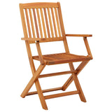 Garden Chair Set of 4 Natural wood colour Solid eucalyptus wood 312450
