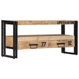 TV Cabinet 100x30x45 cm Solid Mango Wood 249858