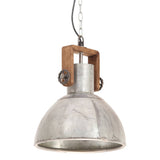 Industrial Hanging Lamp 25 W Silver Round 30 cm E27 320530