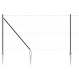 Fence Post Other 52 pcs Silver 3.2 x 3.2 x 160 cm Steel 3350194