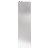 Parcel Drop Box Silver 44 x 22 x 82 cm Stainless Steel 874923