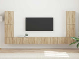 TV Cabinet Set 8 pcs Sonoma Oak Engineered Wood 3409134