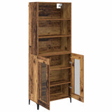 Highboard Old Wood 69.5 x 34 x 180 cm Engineered Wood 3415728