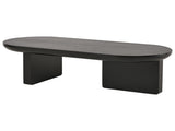 Modern coffee table, Oval Center Table, spray-painted end table, simple sofa table, side table, MDF, N605P387937S