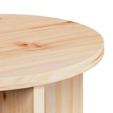 Coffee Table 2 pcs Natural Solid Pine wood 873553