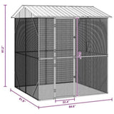 Bird Cage Anthracite 215 x 208 x 247 cm Galvanised Steel 3325152