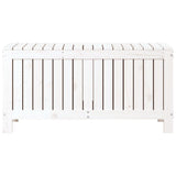 Garden Storage Box White 108x42.5x54 cm Solid Wood Pine 823830