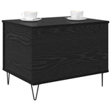 Coffee Table Black Oak 60 x 44.5 x 45 cm Engineered Wood 882671